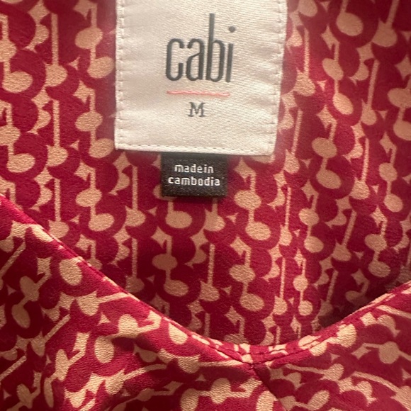 CAbi Fresco Cami Feminine Ruffle Top-Adjustable Strap-Sz Medium - Picture 3 of 10